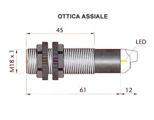 AECO SRL - ACOFT1000273 FT18EL-CP PNP NO+NC