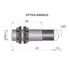AECO SRL - ACOFT1000275 FT18EL-CP NPN NO+NC