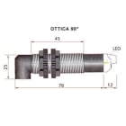 AECO SRL - ACOFT1000299 FT18EL-CR NPN NO+NC 90