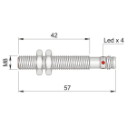 AECO SRL - ACOI08000020 SI8-C1 PNP NC H1