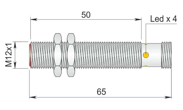 AECO SRL - ACOI12000048 SI12-C2 NPN NO+NC H
