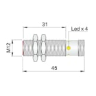 AECO SRL - ACOI12000669 SI12SM-C2 PNP NO H S
