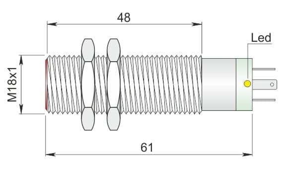 AECO SRL - ACOI18000059 SI18-C5 PNP NO K