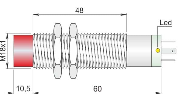AECO SRL - ACOI18000080 SI18-CE8 NPN NO K