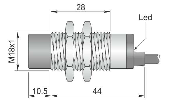 AECO SRL - ACOI18000559 SI18SS-DCE16 NPN NO+NC S