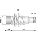 AECO SRL - ACOI18000566 SI18SS-DCE16 PNP NO+NC H S