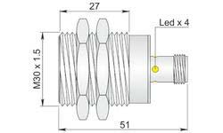 AECO SRL - ACOI30000453 SI30SM-DC15 PNP NO H S