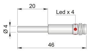 AECO SRL - ACOI45000008 SI4-C0.8 PNP NO H1