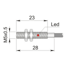 AECO SRL - ACOI45000009 SI5-C0.8 NPN NC