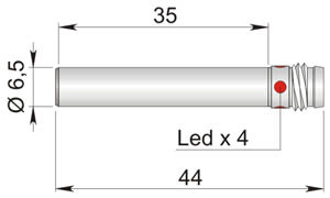 AECO SRL - ACOI65000047 SI6.5-DC2 PNP NO H1 S