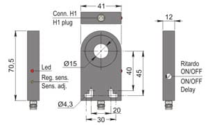 AECO SRL - ACOSIA000120 SIA15-CE NPN NO H1 R