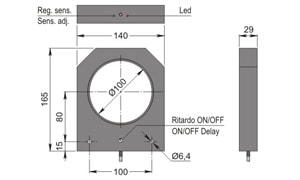 AECO SRL - ACOSIA000157 SIA100-CE PNP NO+NC R
