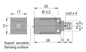 AECO SRL - ACOSIP000012 SIP17-CE5 PNP NO H1