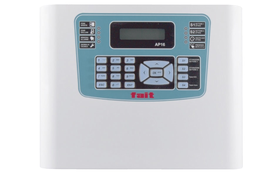 FAIT SRL - FITAP16 CENTRALE D ALLARME 16 ZONE VIA RADIO + 2