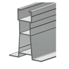 ALUSISTEMI - ALUAPRF.H100.L630 PROFILOLONGHERONEH100-L=6300MM
