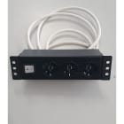 ATP SRL - APS408-000-78 PDU 3 PRESE CON LUMINOSO 10 RAL9005