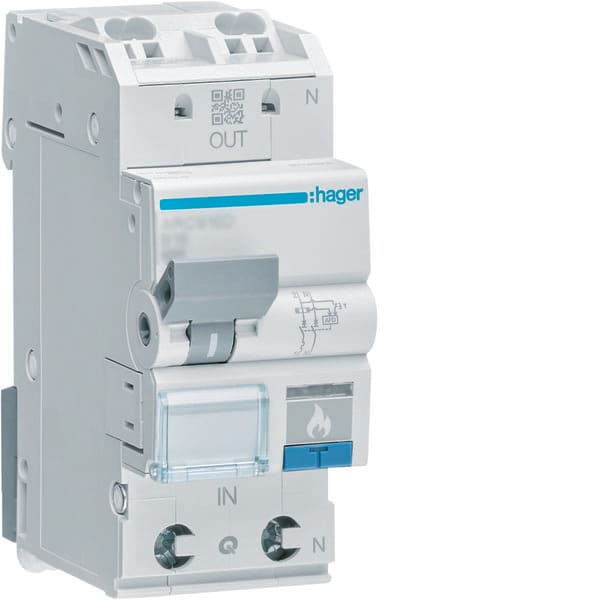 HAGER - HAGARC963D AFDD 1P+N 13A 6KA C 2M