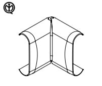 ARNOCANALI SPA - ARNAPIV.3 ANGOLO INTERNO VARIA X KPS72 BIANCO