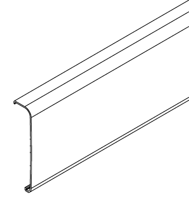 ARNOCANALI SPA - ARNB103.3 COPERCHIO BATTISCOPA 100MM BIANCO