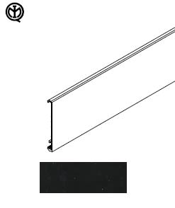 ARNOCANALI SPA - ARNBO80VN COPERCHIO X CANALE BU ALU NERO