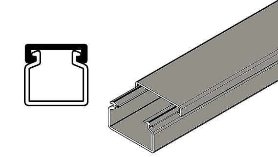 ARNOCANALI SPA - ARNK1515.1 MINICANALE 15X15 GRIGIO