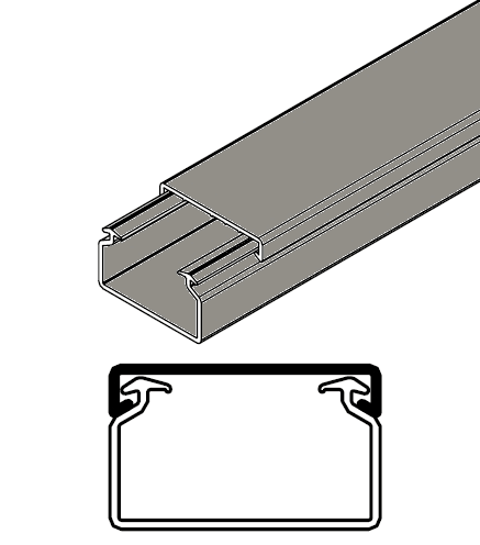ARNOCANALI SPA - ARNK1830.1 MINICANALE 30X18 GRIGIO