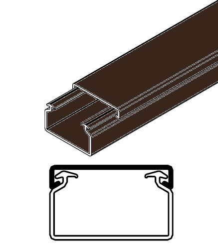 ARNOCANALI SPA - ARNK1830.5 MINICANALE 30X18 MARRONE