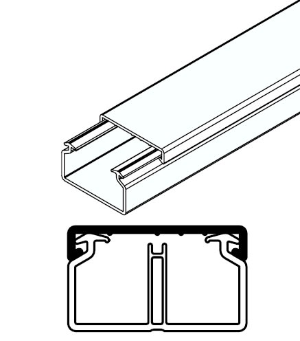ARNOCANALI SPA - ARNK1831.3 MINICANALE 30X18/2 BIANCO