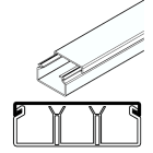 ARNOCANALI SPA - ARNK1852.3 MINICANALE 50X18/3 BIANCO