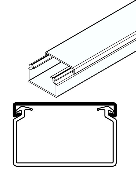 ARNOCANALI SPA - ARNK2540BL.3 MINICANALE 40X25 BIANCO