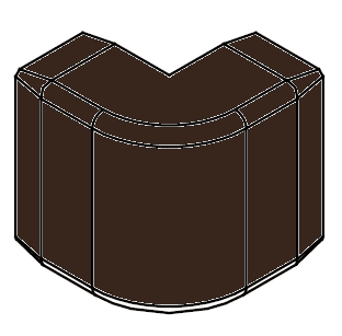 ARNOCANALI SPA - ARNKA1830.5 ANGOLO ESTERNO 30X18 MARRONE