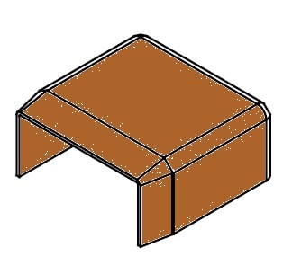 ARNOCANALI SPA - ARNKE1022.52 TERMINALE 21X10 LEGNO SCURO