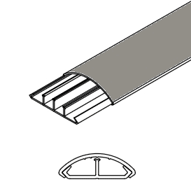 ARNOCANALI SPA - ARNKP1031.1 CANALE SOPRAPAVIMENTO 35X10 GRIGIO