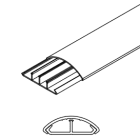 ARNOCANALI SPA - ARNKP1031.3 CANALE SOPRAPAVIMENTO 35X10 BIANCO