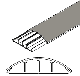 ARNOCANALI SPA - ARNKP1873.1 CANALE SOPRAPAVIMENTO 75X18 GRIGIO
