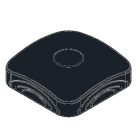 ARNOCANALI SPA - ARNKPD.2 SCATOLA DERIVAZIONE XKP NERO