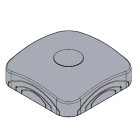ARNOCANALI SPA - ARNKPD.AL SCATOLA DERIVAZIONE X KP ALLUMINIO