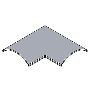 ARNOCANALI SPA - ARNKPW1252A CURVA PIANA X KP1252 ALLUMINIO