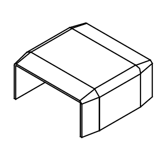 ARNOCANALI SPA - ARNKV1022.3 COPRIGIUNZIONE 21X10 BIANCO