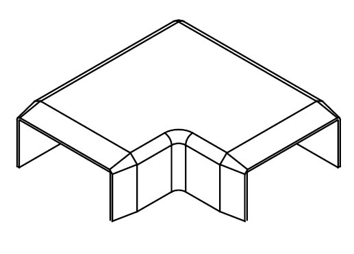 ARNOCANALI SPA - ARNKW1010.3 CURVA PIANA 10X10 BIANCO