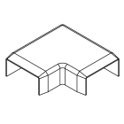 ARNOCANALI SPA - ARNKW1818.3 CURVA PIANA 18X18 BIANCO