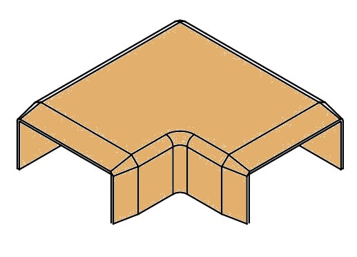 ARNOCANALI SPA - ARNKW1830.53 CURVA PIANA 30X18 LEGNO CHIARO