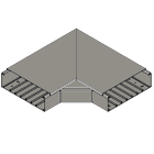 ARNOCANALI SPA - ARNKW60200.1 CURVA PIANA 200X60 GRIGIO