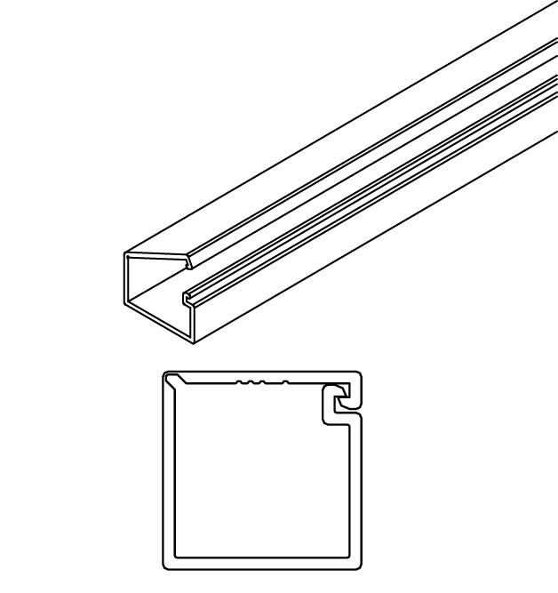 ARNOCANALI SPA - ARNLCD101.3 MINICANALE ADESIVO 17X17 BIANCO