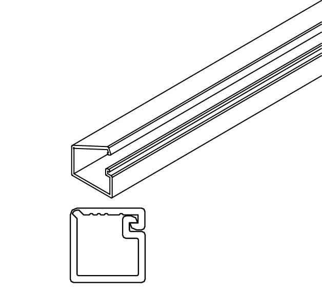 ARNOCANALI SPA - ARNLCD86.3 MINICANALE ADESIVO 10X10 BIANCO