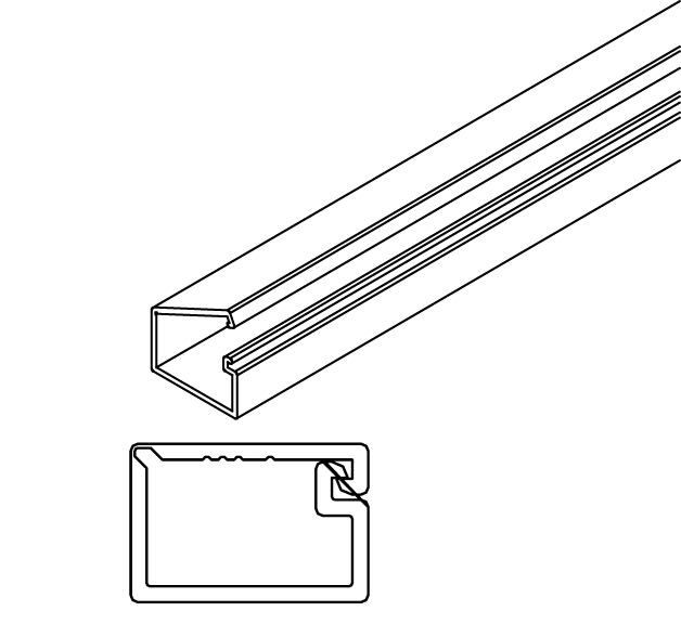 ARNOCANALI SPA - ARNLCD94.3 MINICANALE ADESIVO 15X10 BIANCO