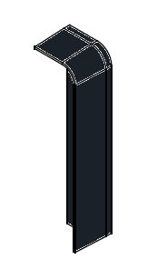 ARNOCANALI SPA - ARNSFE100R.2 TERMINALE DX KB103 NERO