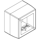 ARNOCANALI SPA - ARNSP502G.3 SCATOLA 2MOD GW SYSTEM BIANCO