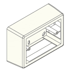 ARNOCANALI SPA - ARNSPM504.3 SCATOLA MONOBLOCCO 4MOD BIANCA