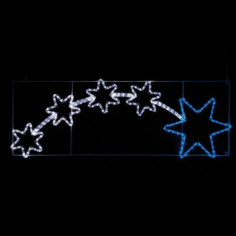 ARTELETA INTERNATION - ARTCS.0222.LED FIGURA LED 5 STELLE B.PURO E BLU